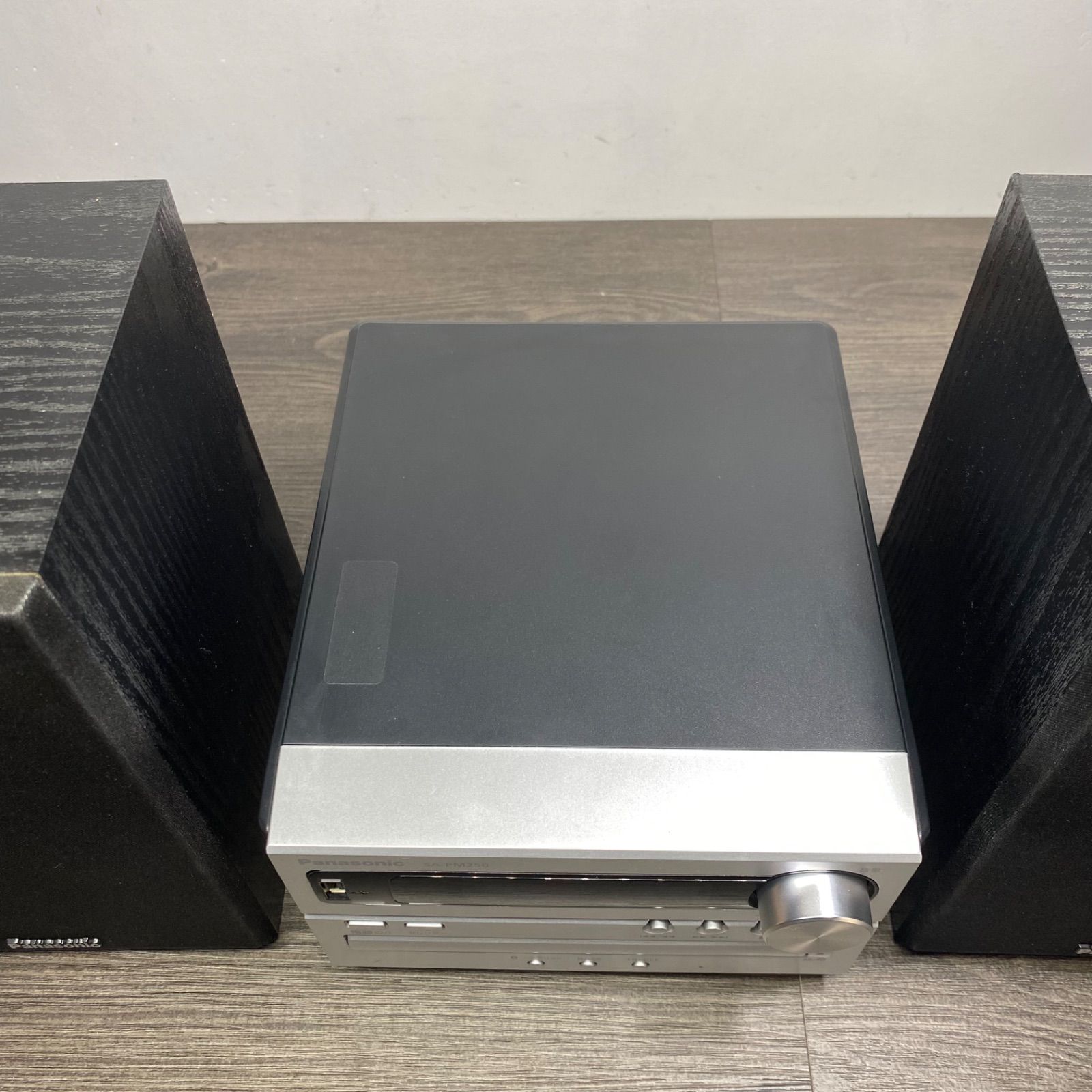 新品同様美品　Panasonic SC PM250 S CDステレオシステム Amazon.com: Panasonic CD Stereo System USB Memory / Bluetooth