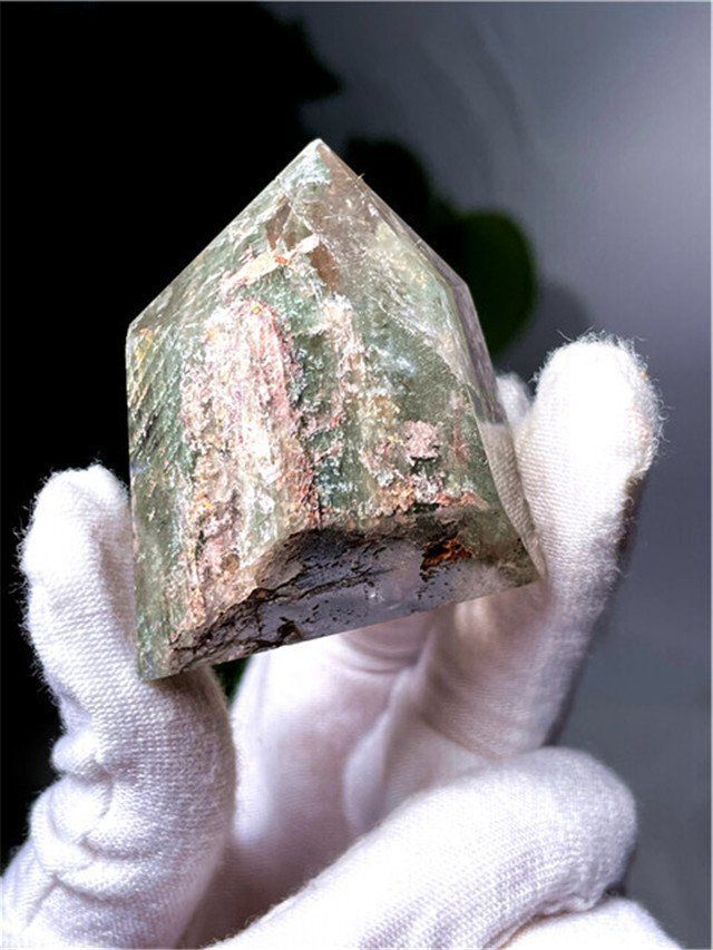 AAA級天然ガーデンクォーツ六角柱YT8P2/82P17D - メルカリ