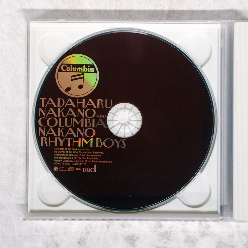  帯 盤 中野忠晴|とコロムビアナカノリズムボーイズ| COCP-36178|79 CD □ 邦楽 レコード