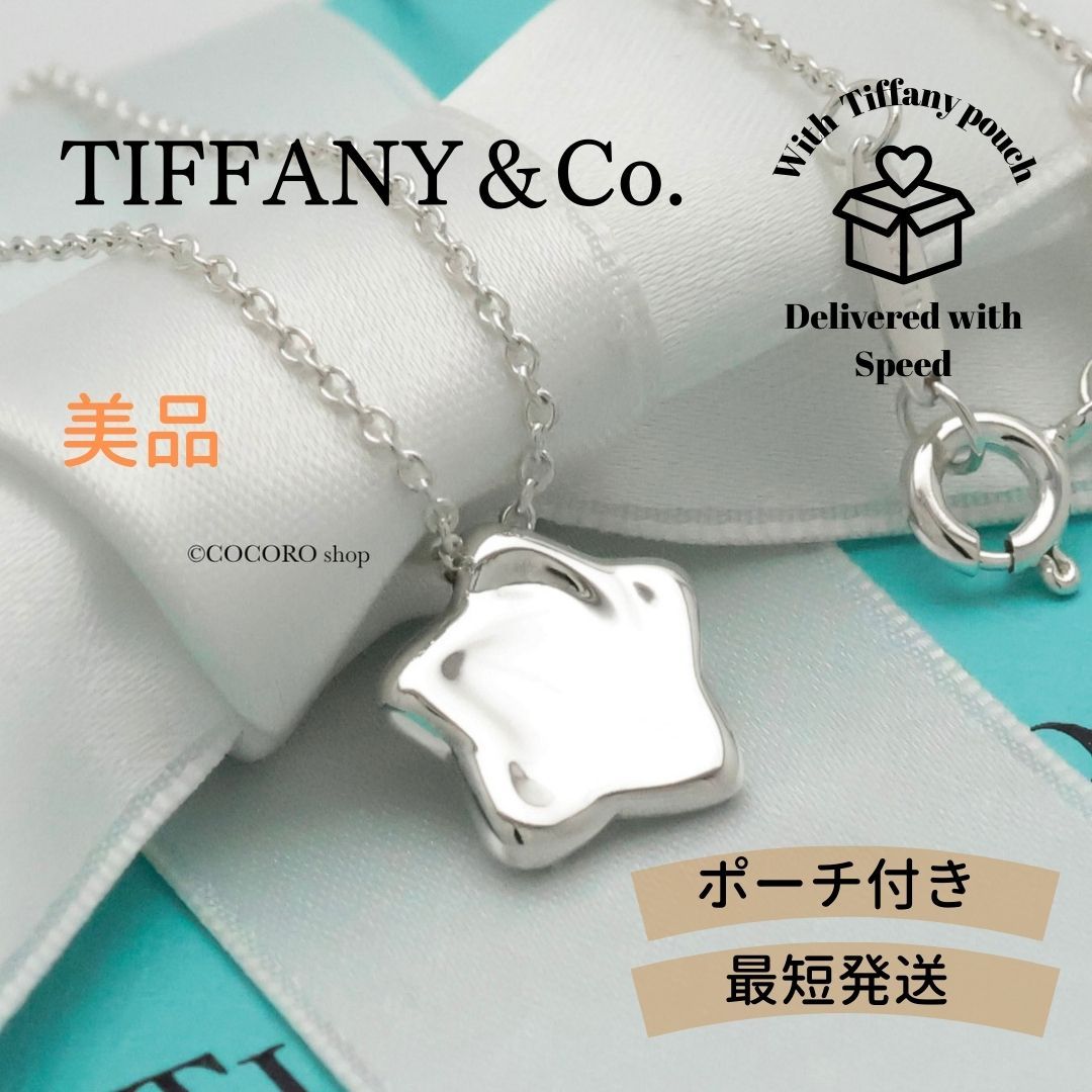 Tiffany & Co. 星型ネックレス 美品】ティファニー TIFFANY&Co. スター モチーフ 星 ネックレス AG925