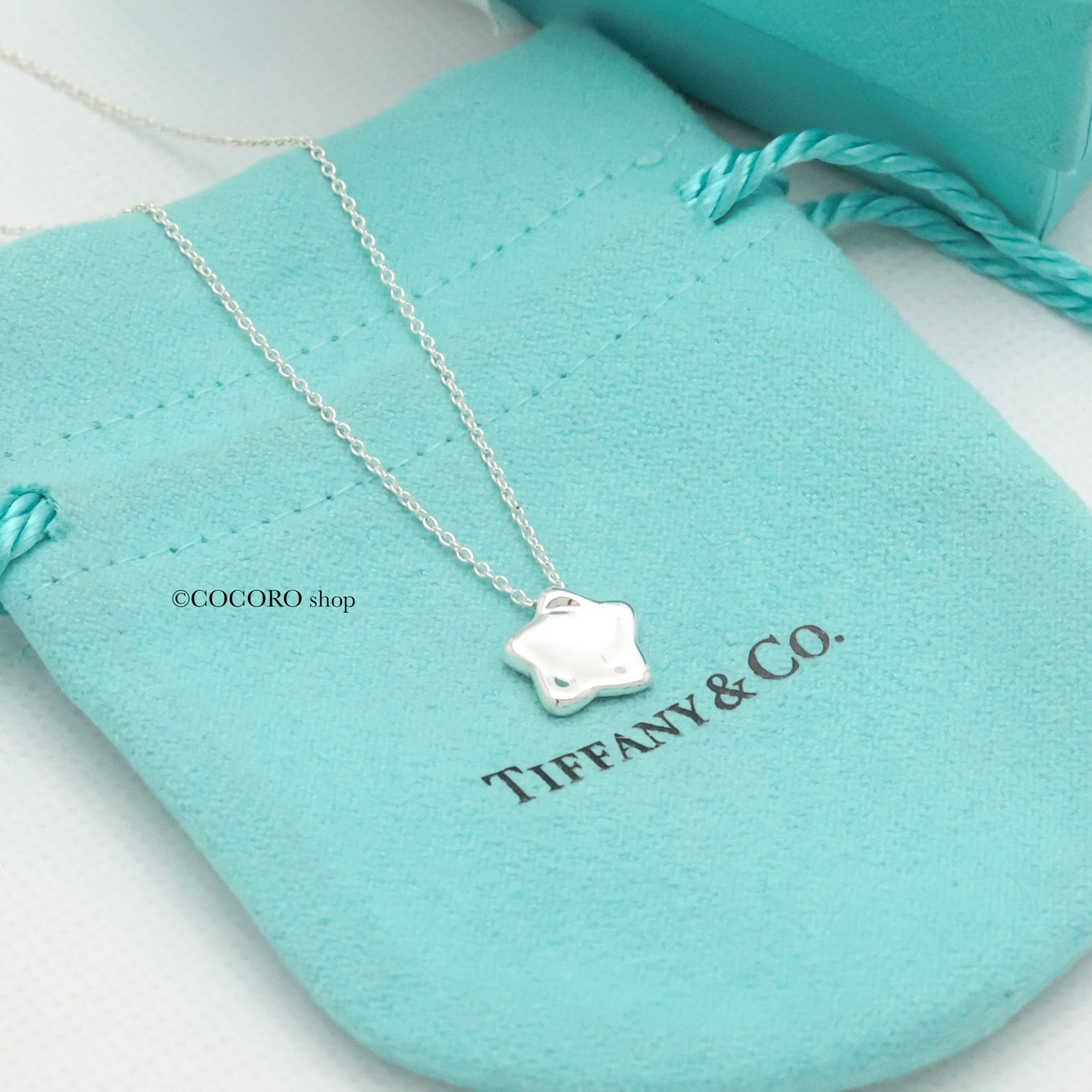 美品】ティファニー TIFFANY&Co. スター モチーフ 星 ネックレス AG925