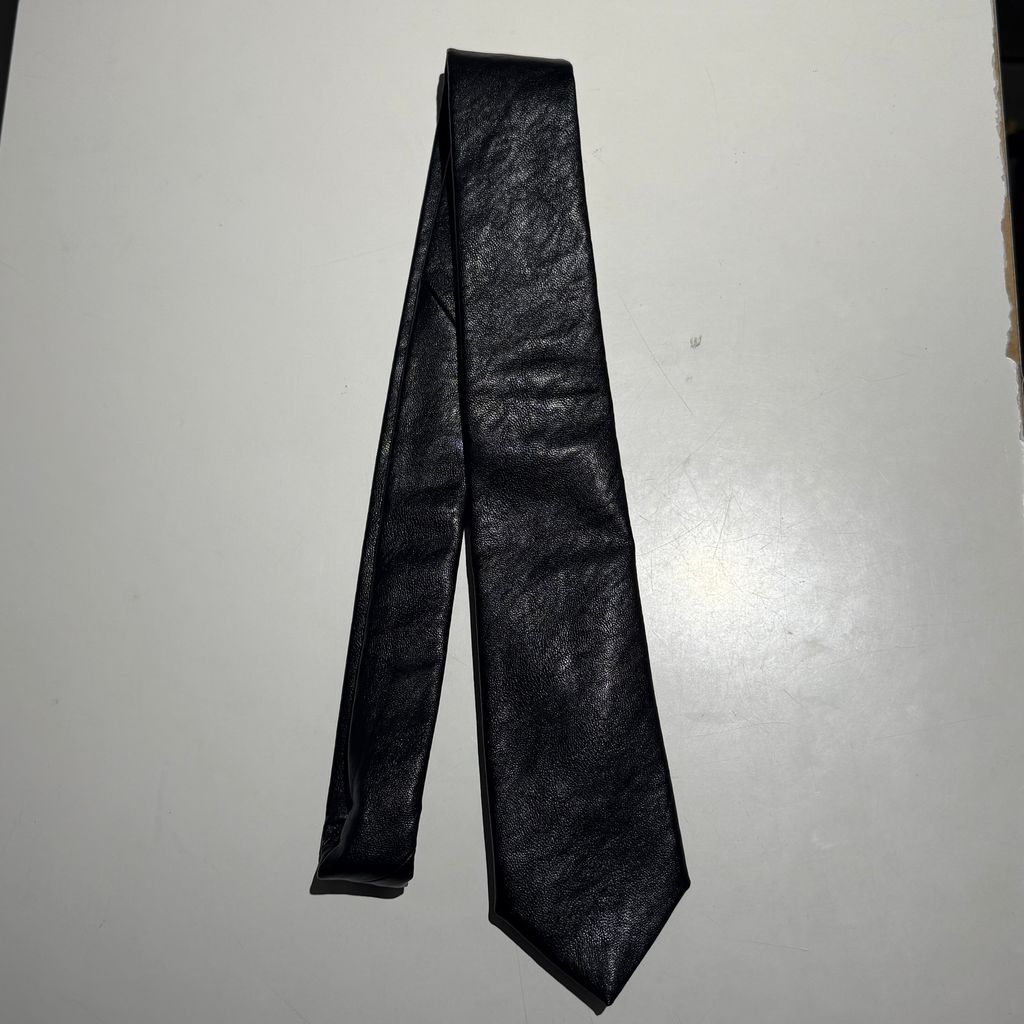 OUR LEGACY アワーレガシー TIE Black Real Fake Leather レザー