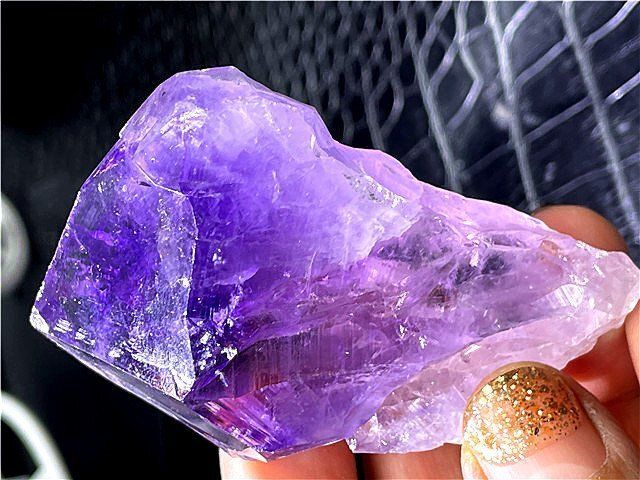 AAA級家庭円満◇天然アメジスト原石B89G3/21G23D - メルカリ