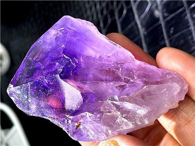 AAA級家庭円満◇天然アメジスト原石B89G3/21G23D - メルカリ