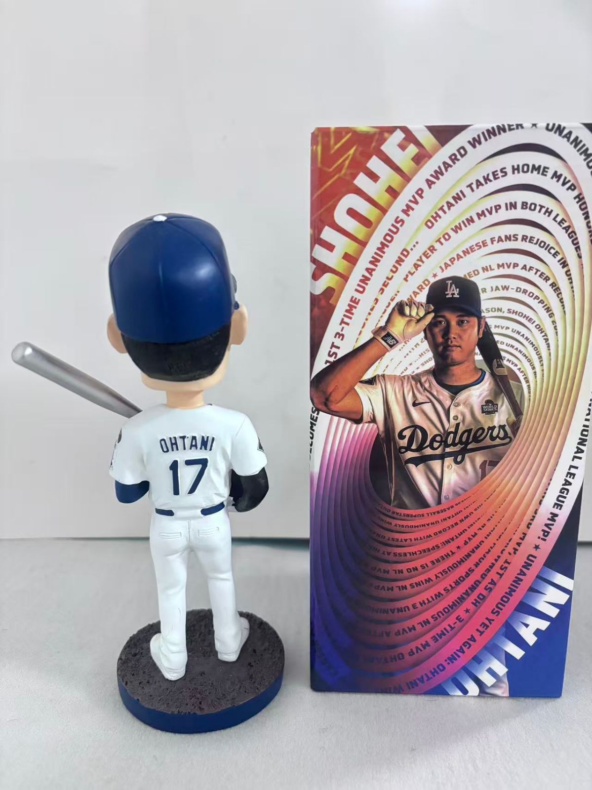 限定 大谷翔平 ボブルヘッド 2024 MVP Dodgers シルバーバット - メルカリ