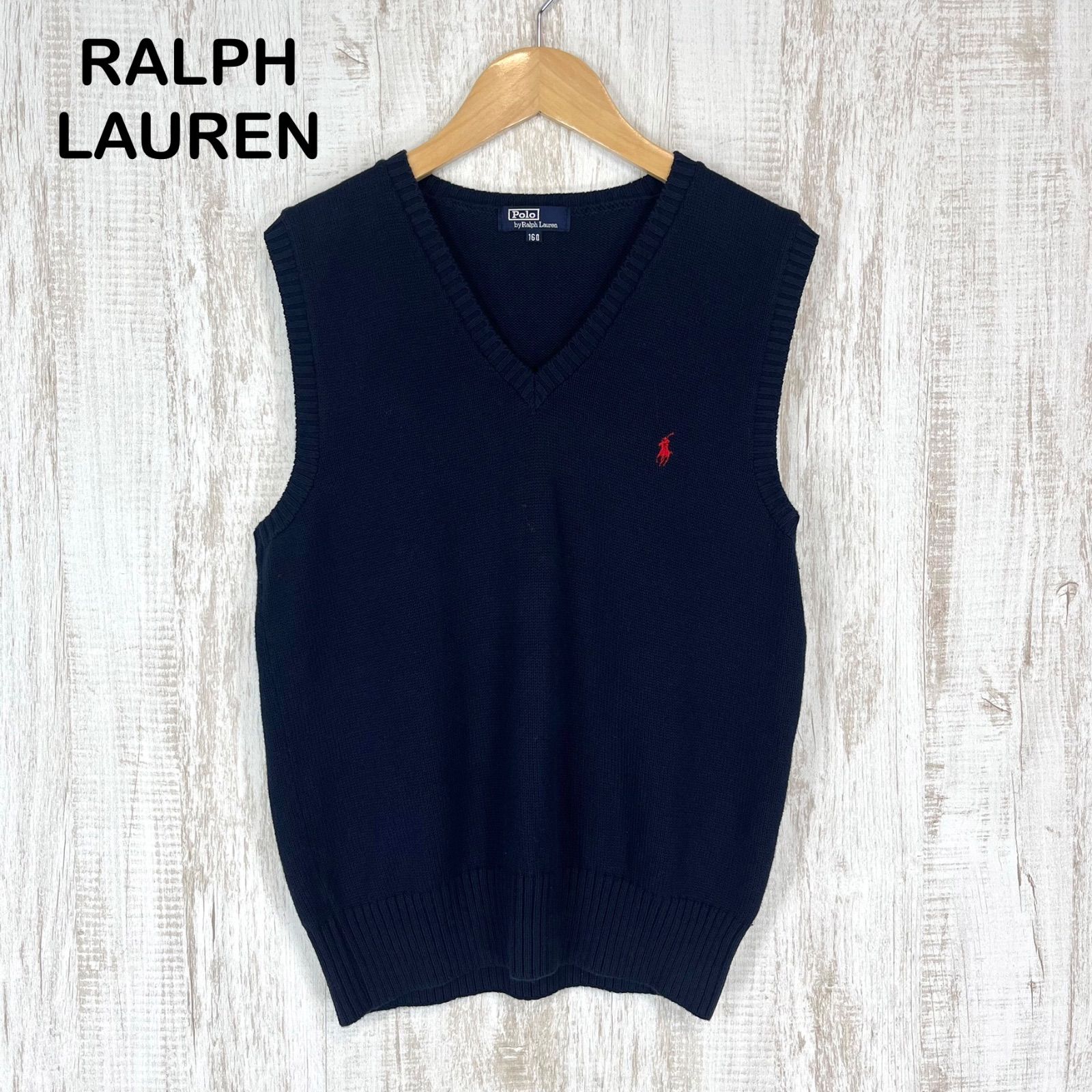 Polo by Ralph Lauren ポロバイラルフローレン ポニーロゴ刺繍 Vネック