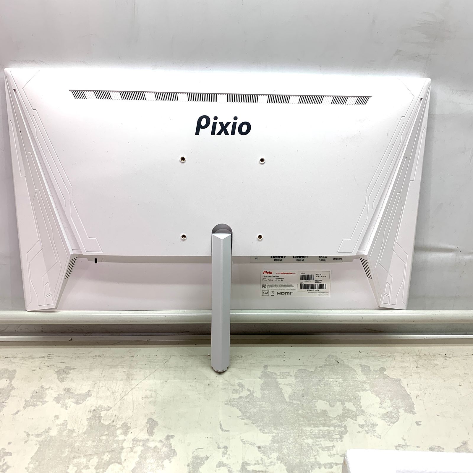 美品】Pixio PX248 Prime Plus White ゲーミングモニター PX248PPWH