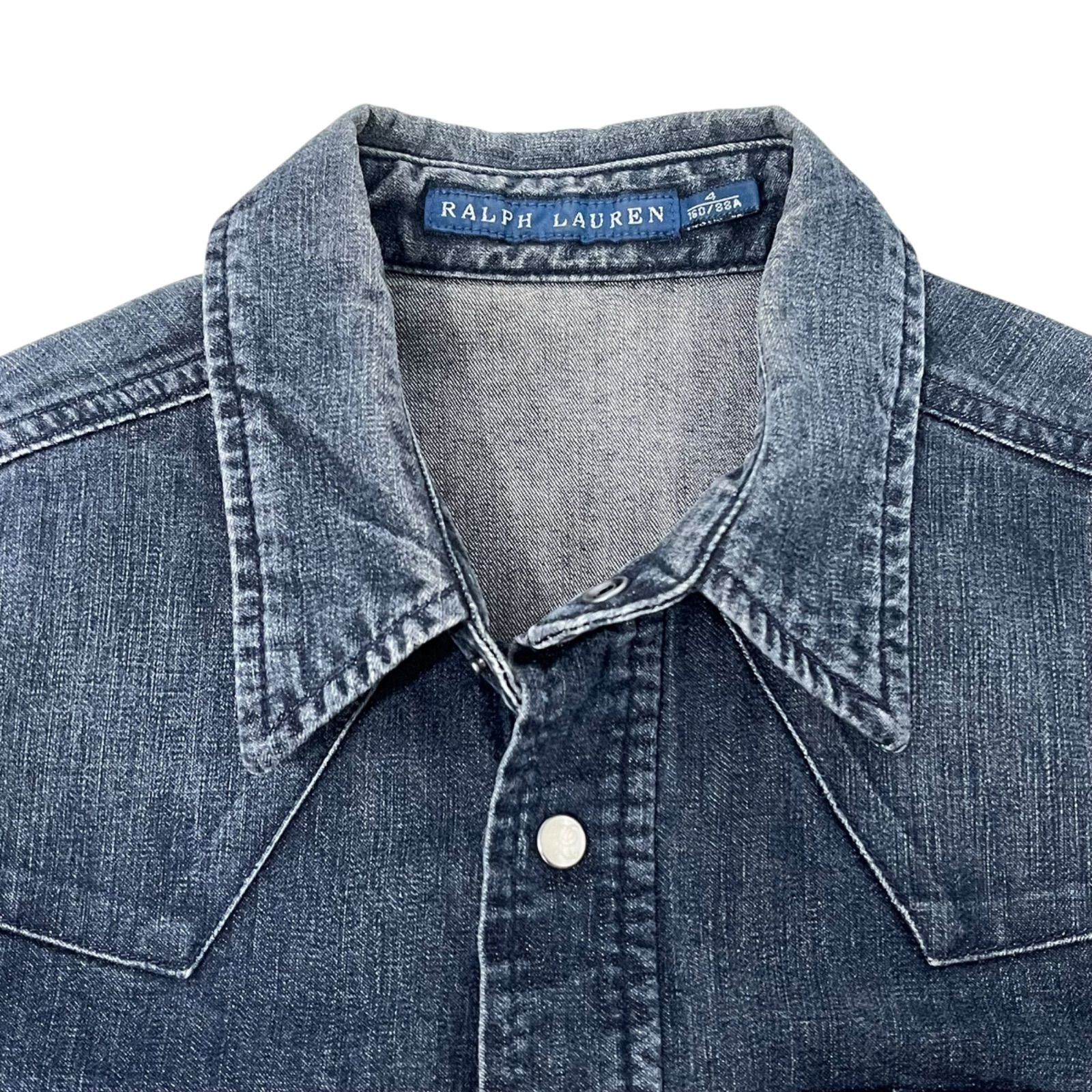 Ralph Lauren ラルフローレン デニムシャツ レディースM相当