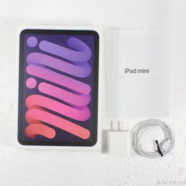 訳あり】iPadmini6 パープル 64GB Wi-Fi 箱・おまけ付き Refurbished