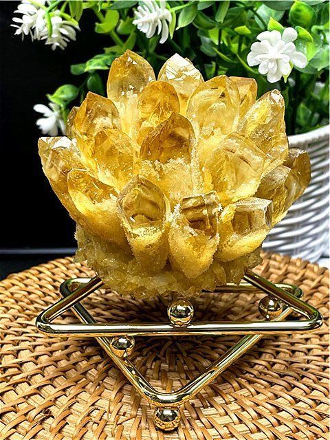 超綺麗☆パイナップル水晶クラスターB89D6/99D12D - メルカリ