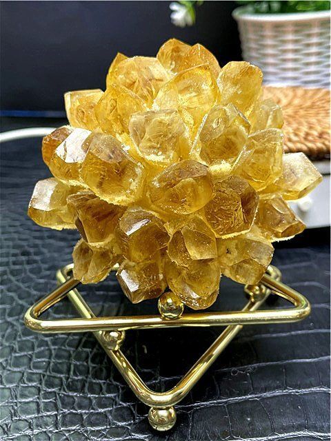 超綺麗☆パイナップル水晶クラスターB89D6/99D12D - メルカリ