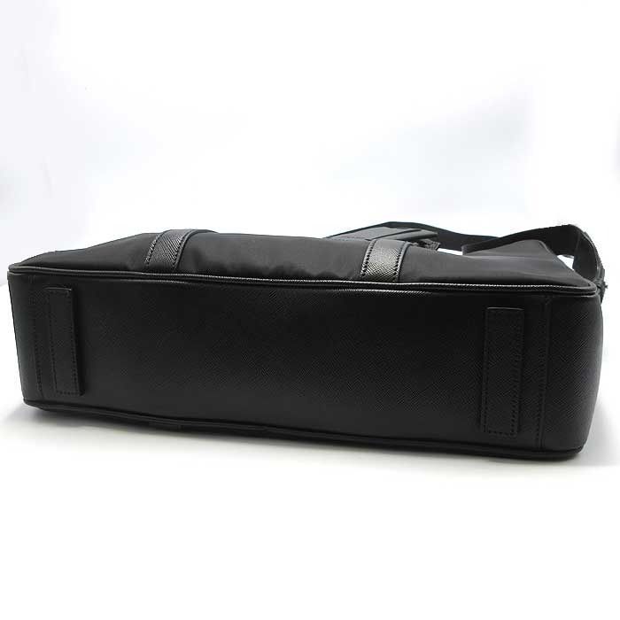 新品】プラダ バッグ トートバッグ PRADA ナイロン サフィアーノレザー
