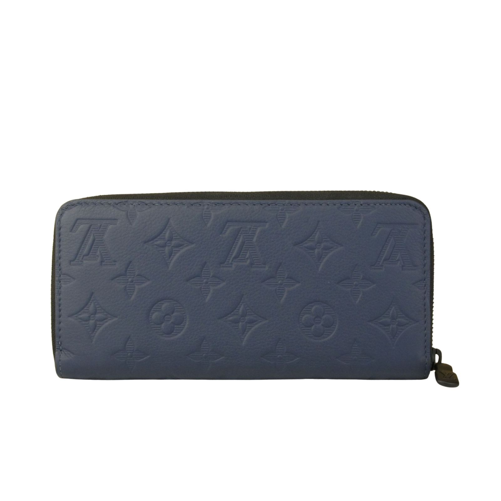 【未使用級】ルイヴィトン モノグラム ジャガード ジッピーウォレット ネイビー ジッピーウォレット モノグラムジャガード ラウンドファスナー長財布