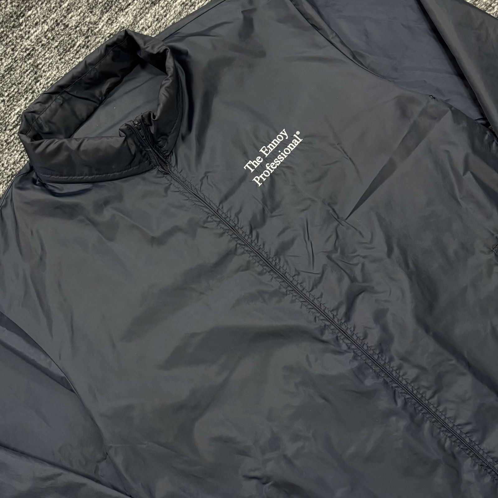 The Ennoy Professional PACKABLE NYLON JACKET NAVY L エンノイ