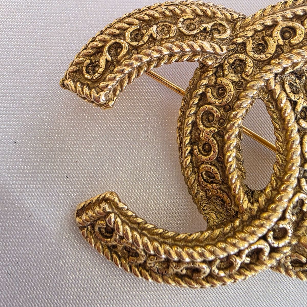 CHANEL シャネル ヴィンテージ ココマーク アンティーク ブローチ