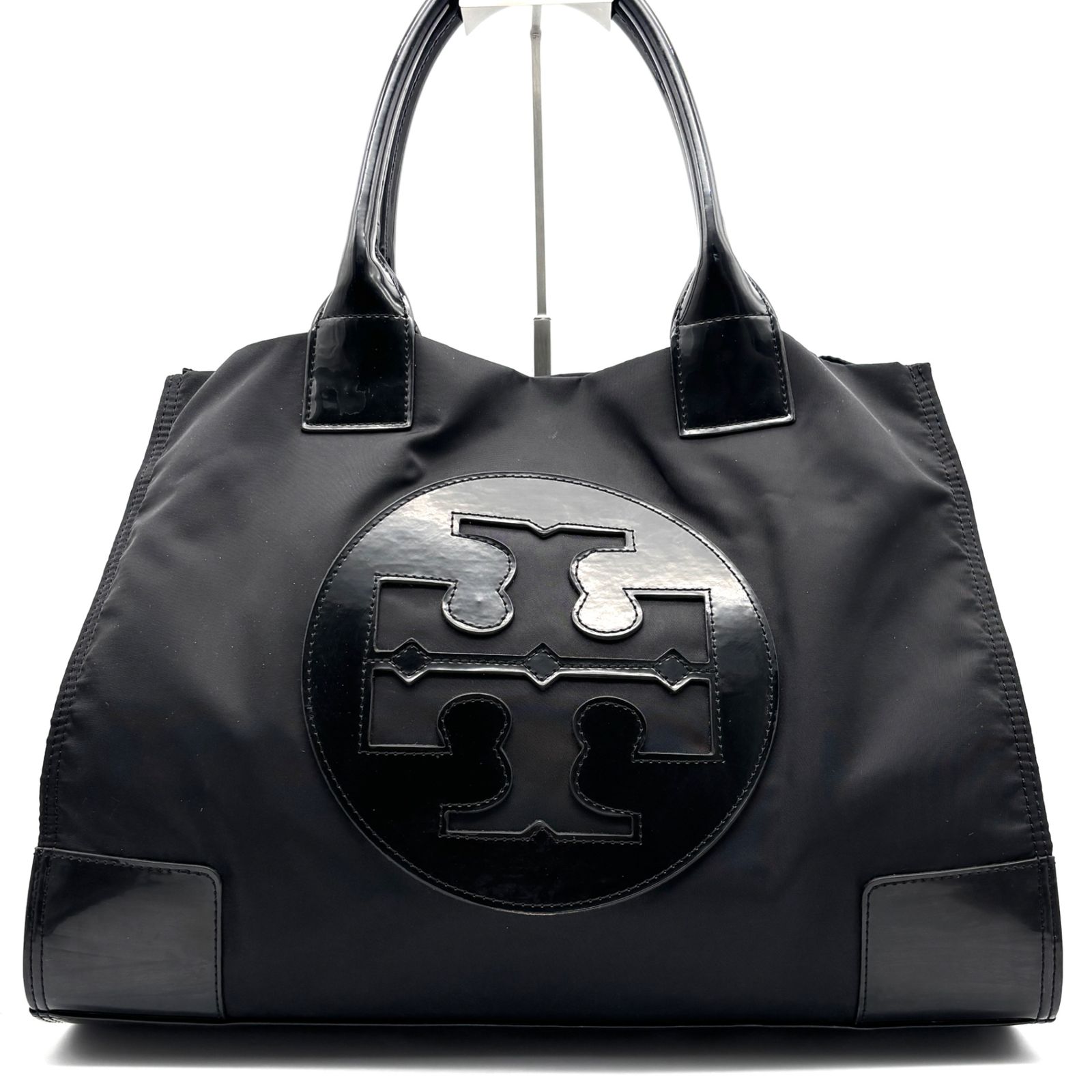 極美品 TORY BURCHトリーバーチ エラ トートバッグ ロゴ 肩掛け A4可