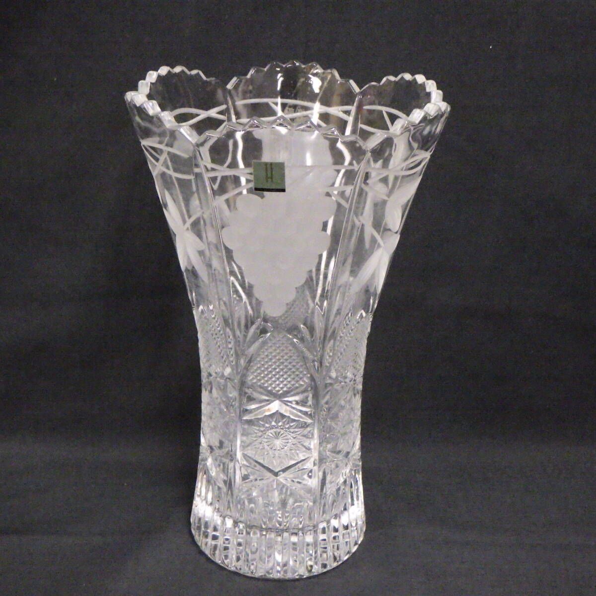 HOYA CRYSTAL クリスタル 花瓶 花器 花入れ フラワーベース ガラス