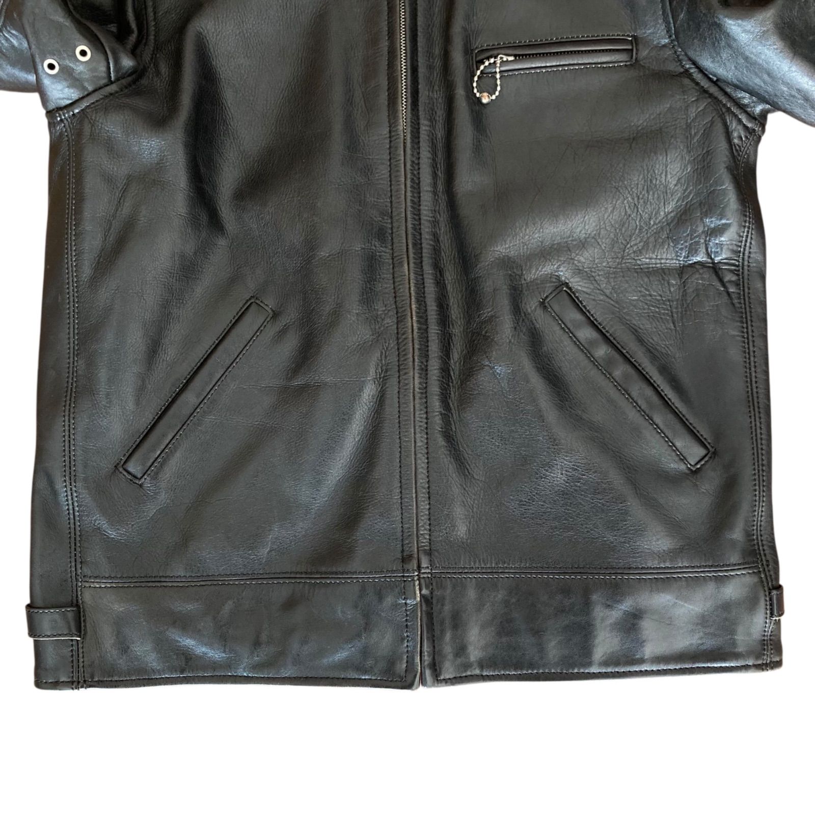 LEVI'S レザージャケット シングルライダース カウレザー 牛革