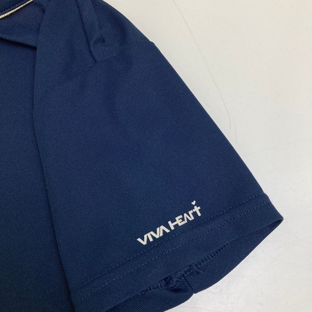 サイズ：40 VIVA HEART ビバハート ハートカラー 半袖ポロシャツ