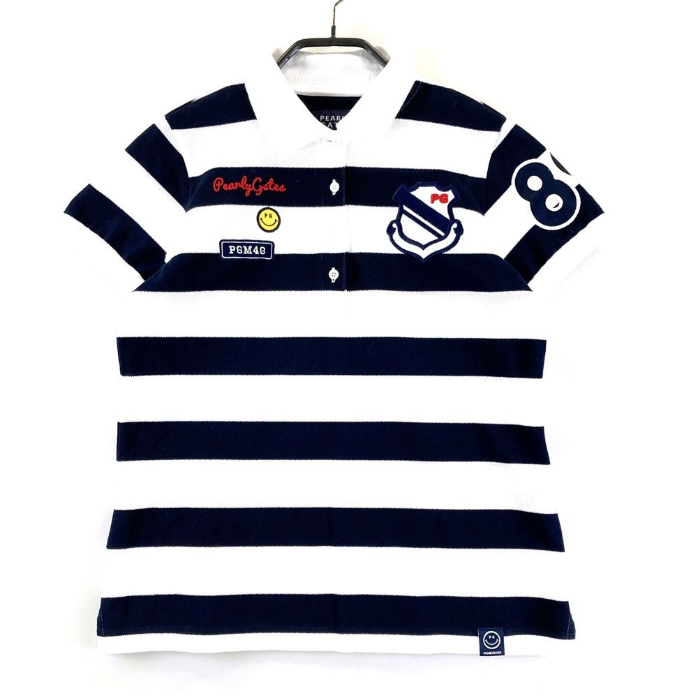 サイズ：0 PEARLY GATES パーリーゲイツ 半袖ポロシャツ ニコちゃん