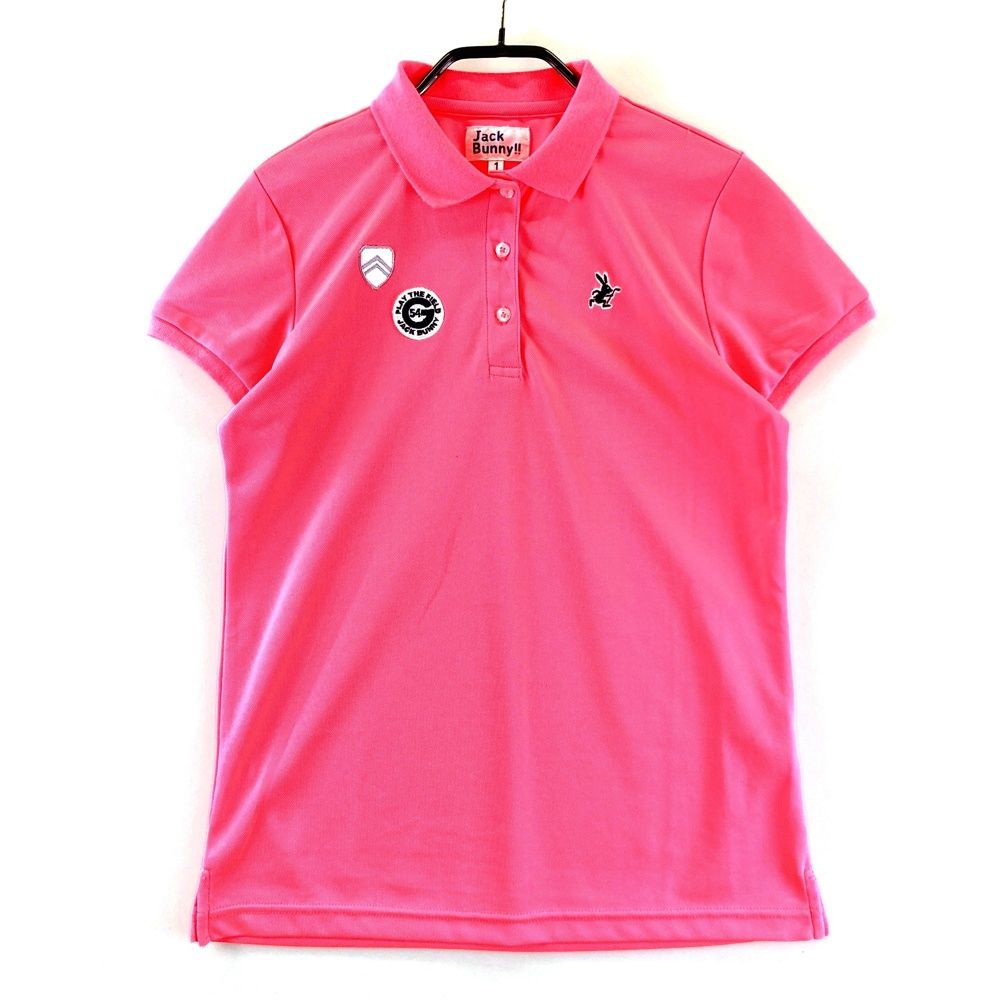 サイズ：1 JACK BUNNY ジャックバニー 半袖ポロシャツ ピンク系