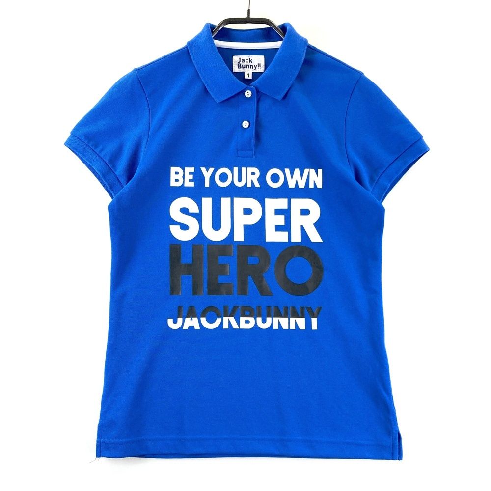 【新品】ジャックバニー　ネイビー ポロワンピース 天竺ポンチ五分袖ワンピース | Jack Bunny!!（ジャックバニー