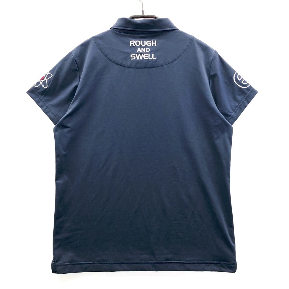 サイズ：L ROUGH&SWELL ラフアンドスウェル 半袖ポロシャツ ボタン