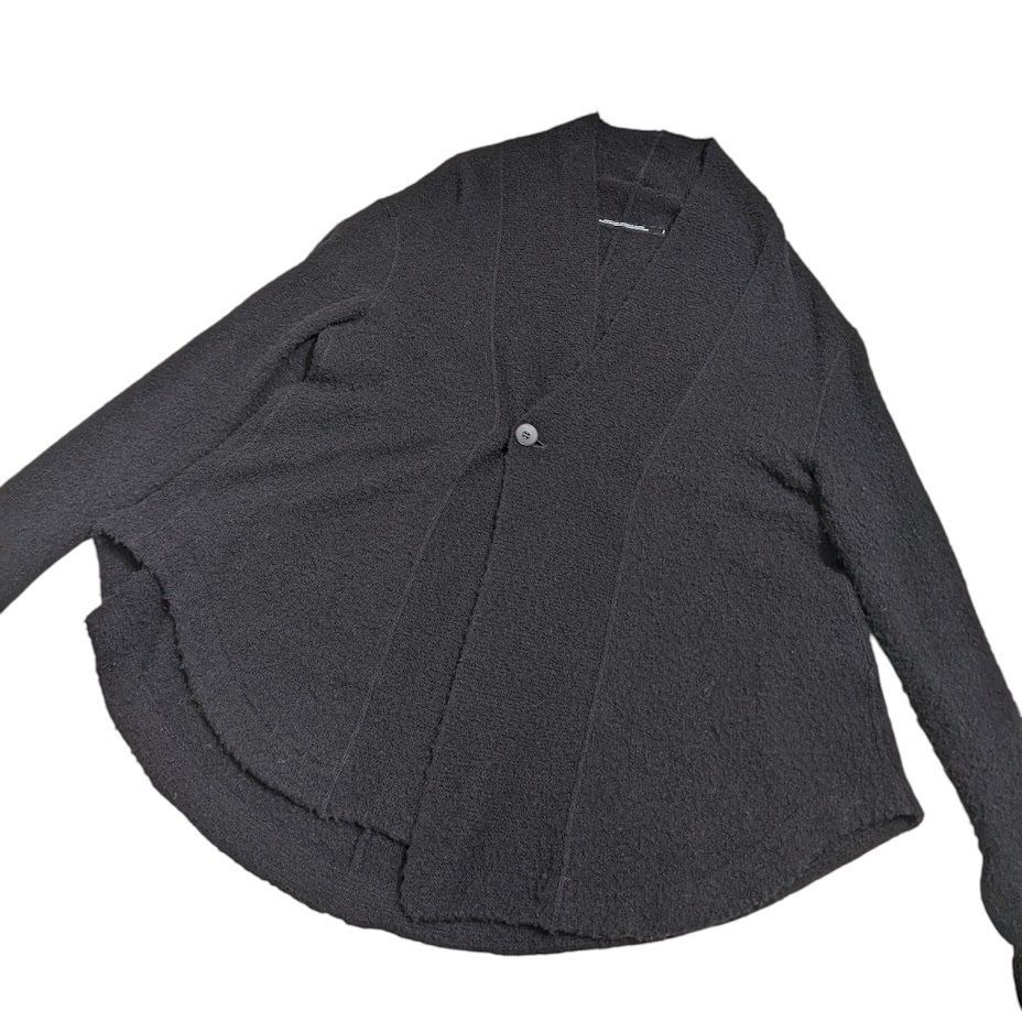 JULIUS ONE BUTTON KNIT CARDIGAN 767KNM2 WOOL LOOP YARN ユリウス 