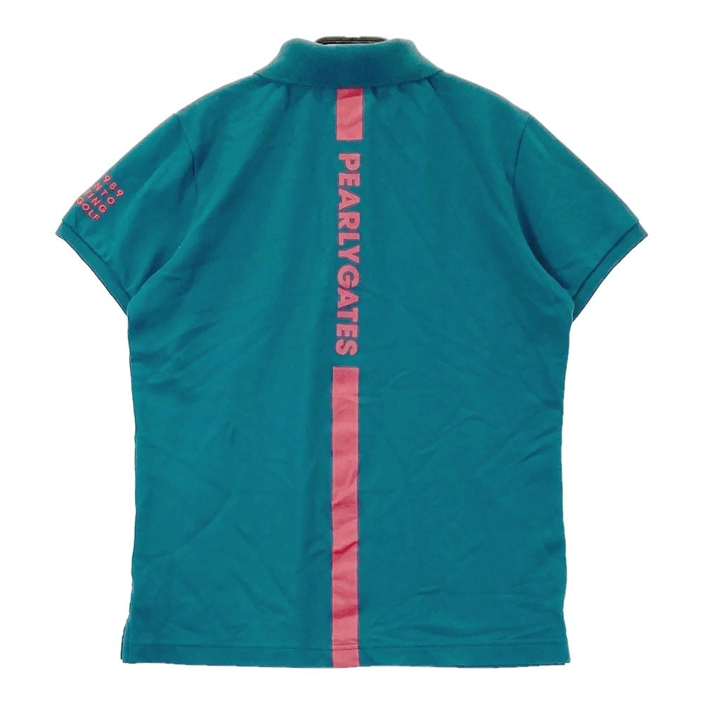 サイズ：1 PEARLY GATES パーリーゲイツ 半袖ポロシャツ グリーン系