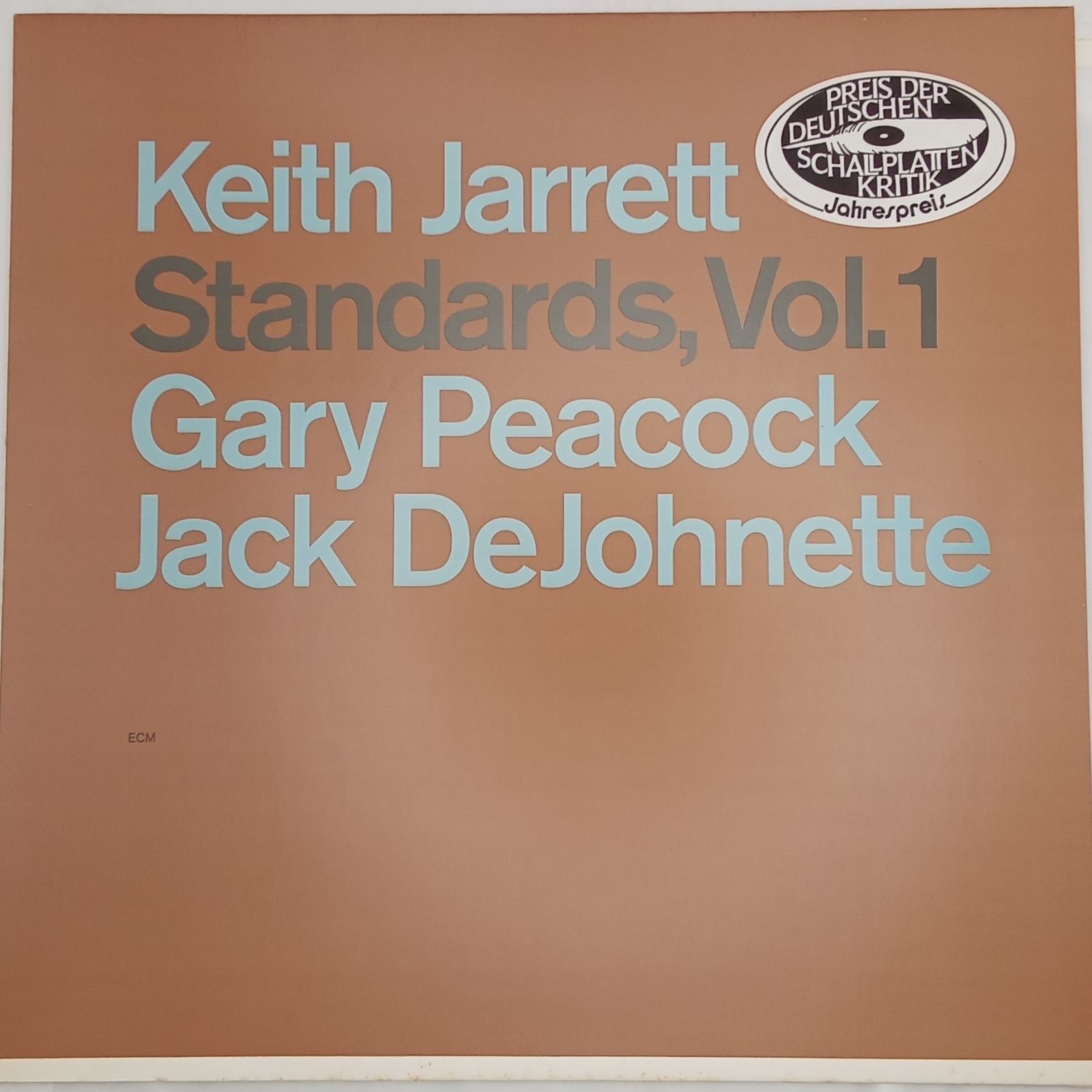 LP】W.GERMANY盤 キース・ジャレット (Keith Jarrett) – スタンダーズ 