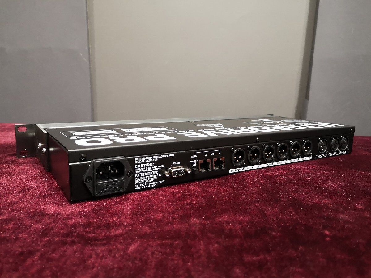 ◇BEHRINGER ベリンガー DCX2496 ULTRADRIVE PRO 1Uサイズ チャンネル