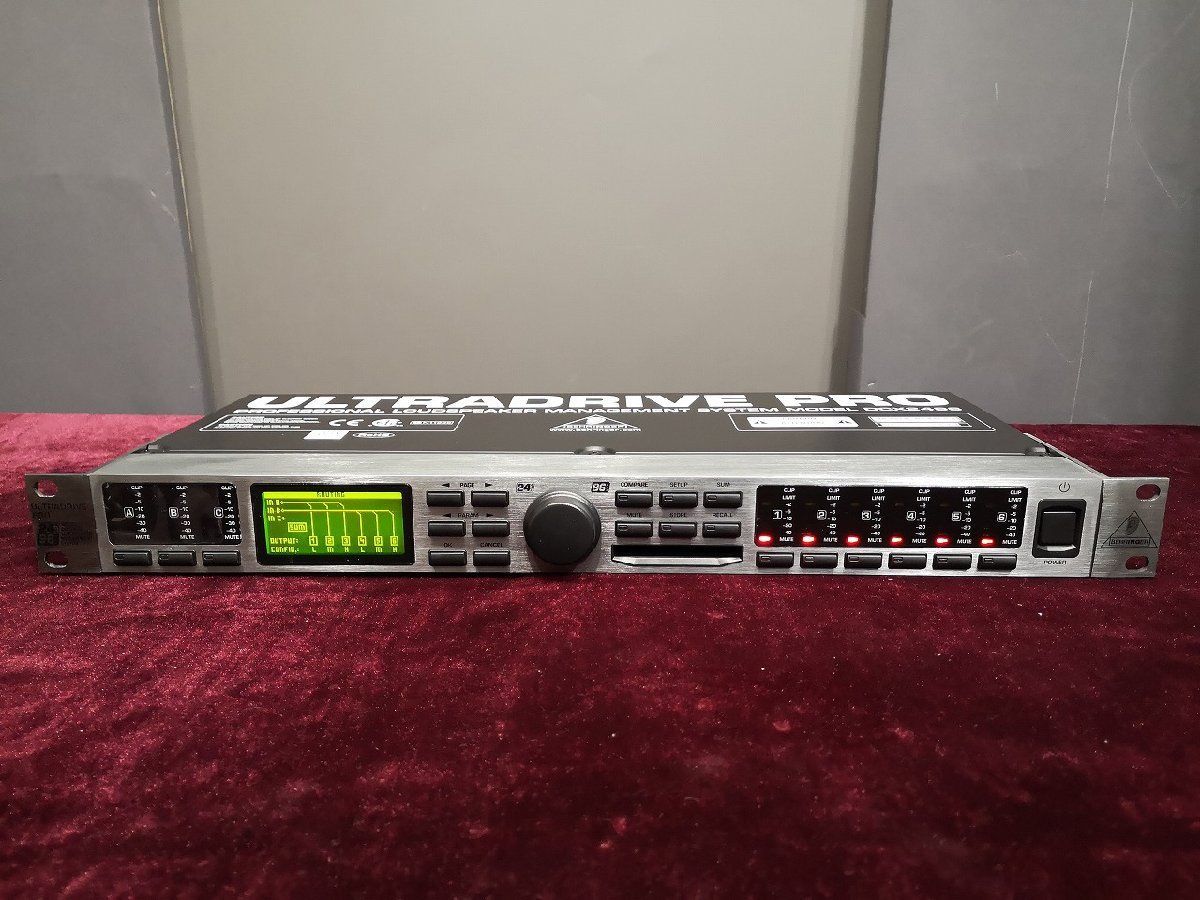 ◇BEHRINGER ベリンガー DCX2496 ULTRADRIVE PRO 1Uサイズ チャンネル