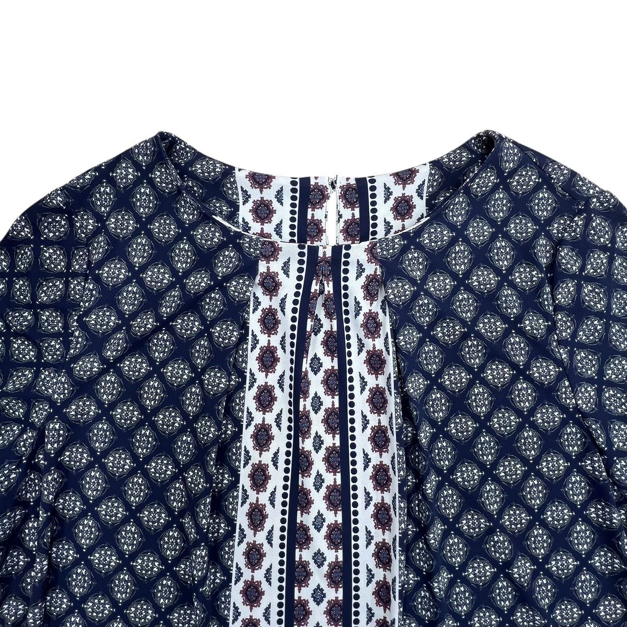 Leilian レリアン レディース トップス 七分袖 チュニック エスニック