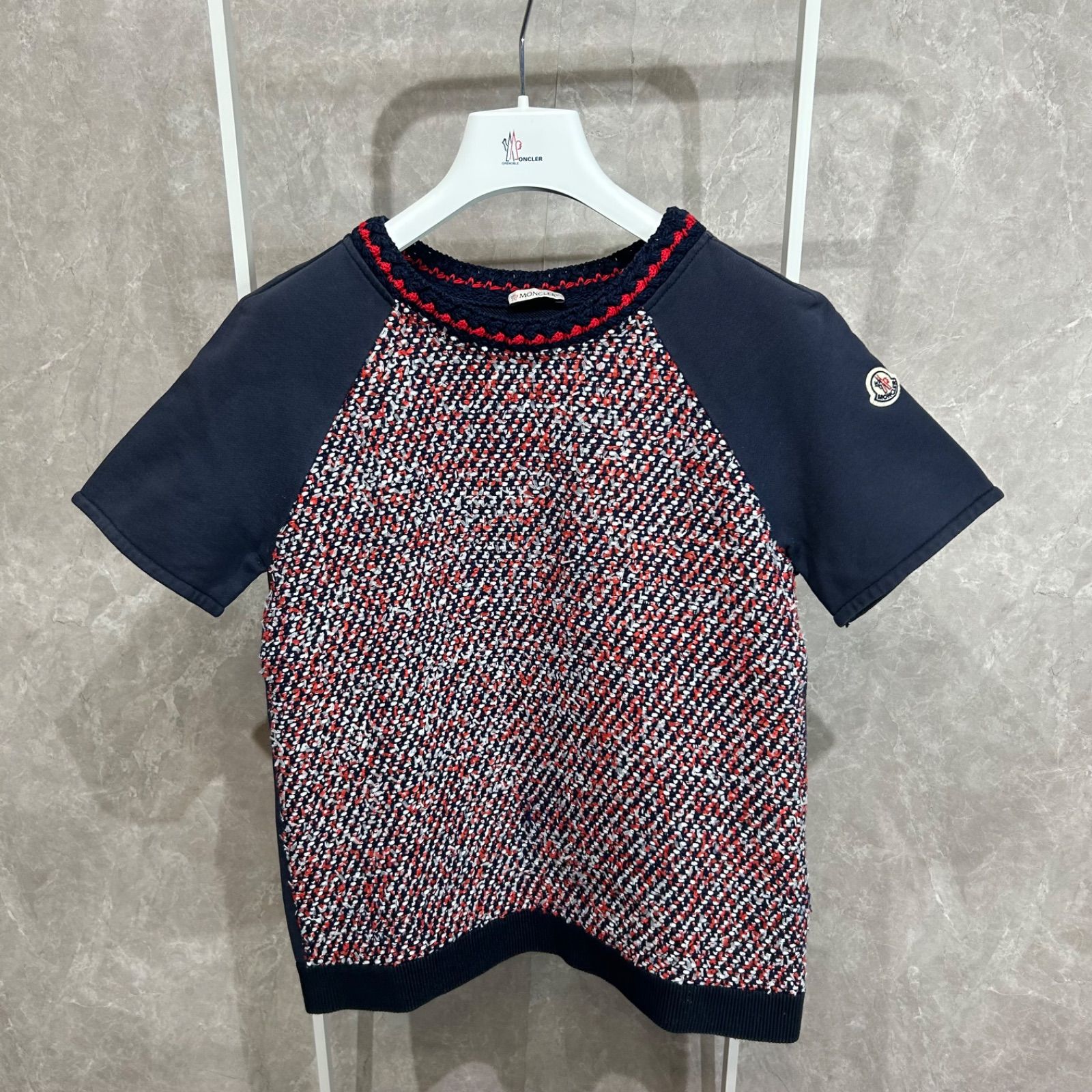 MONCLER モンクレール 半袖 Tシャツ異素材切り替えS - メルカリ