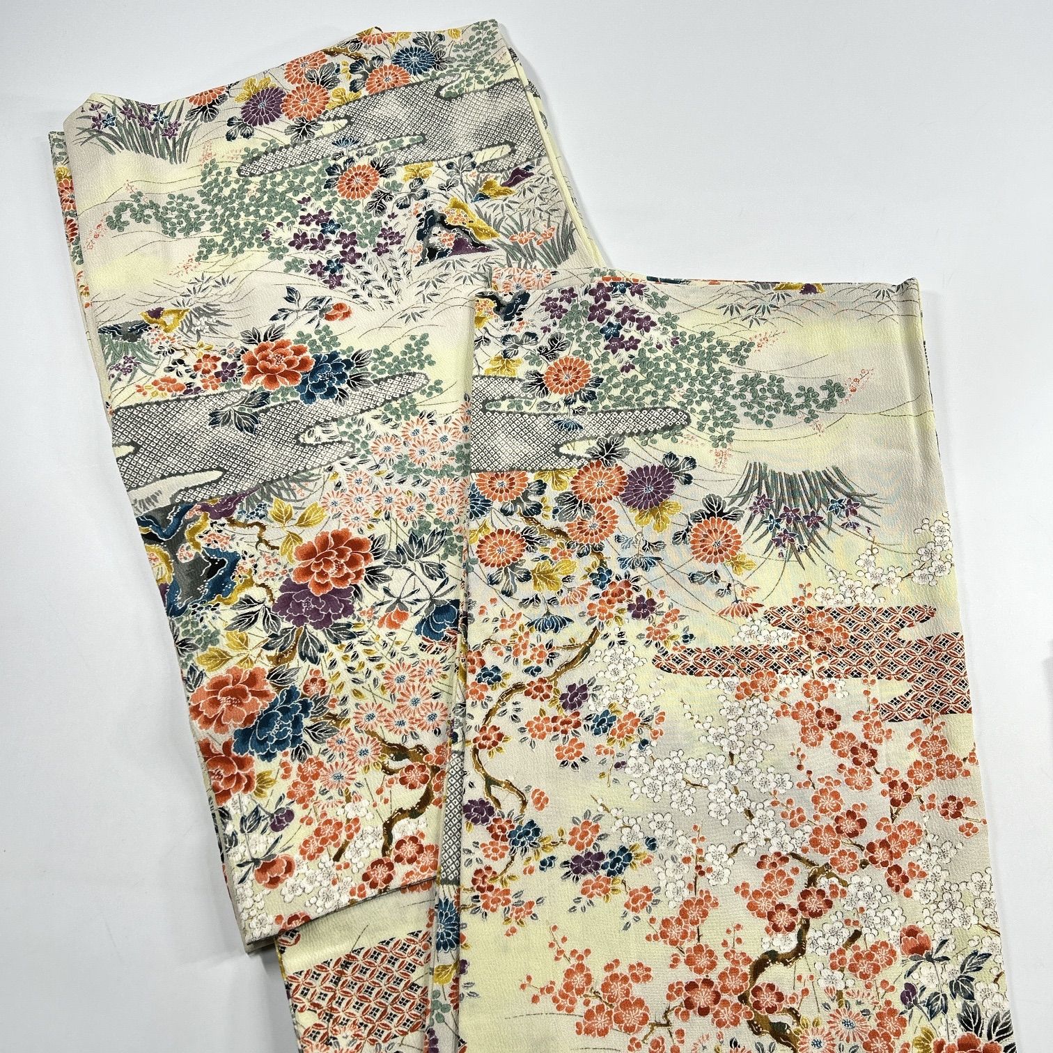 着物まとめ売り、袷、小紋、リメイク素材、正絹P81 着物まとめ売り、袷、小紋、リメイク素材、正絹P81