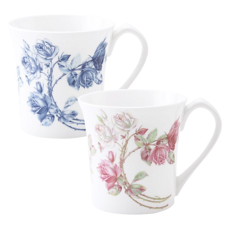 ギフト 食器 エインズレイ エリザベスローズ ペアヨークマグ