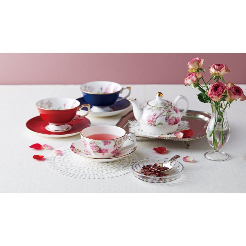 ギフト キッチン用品 エインズレイ エリザベスローズ ピンク ティーフォーワン