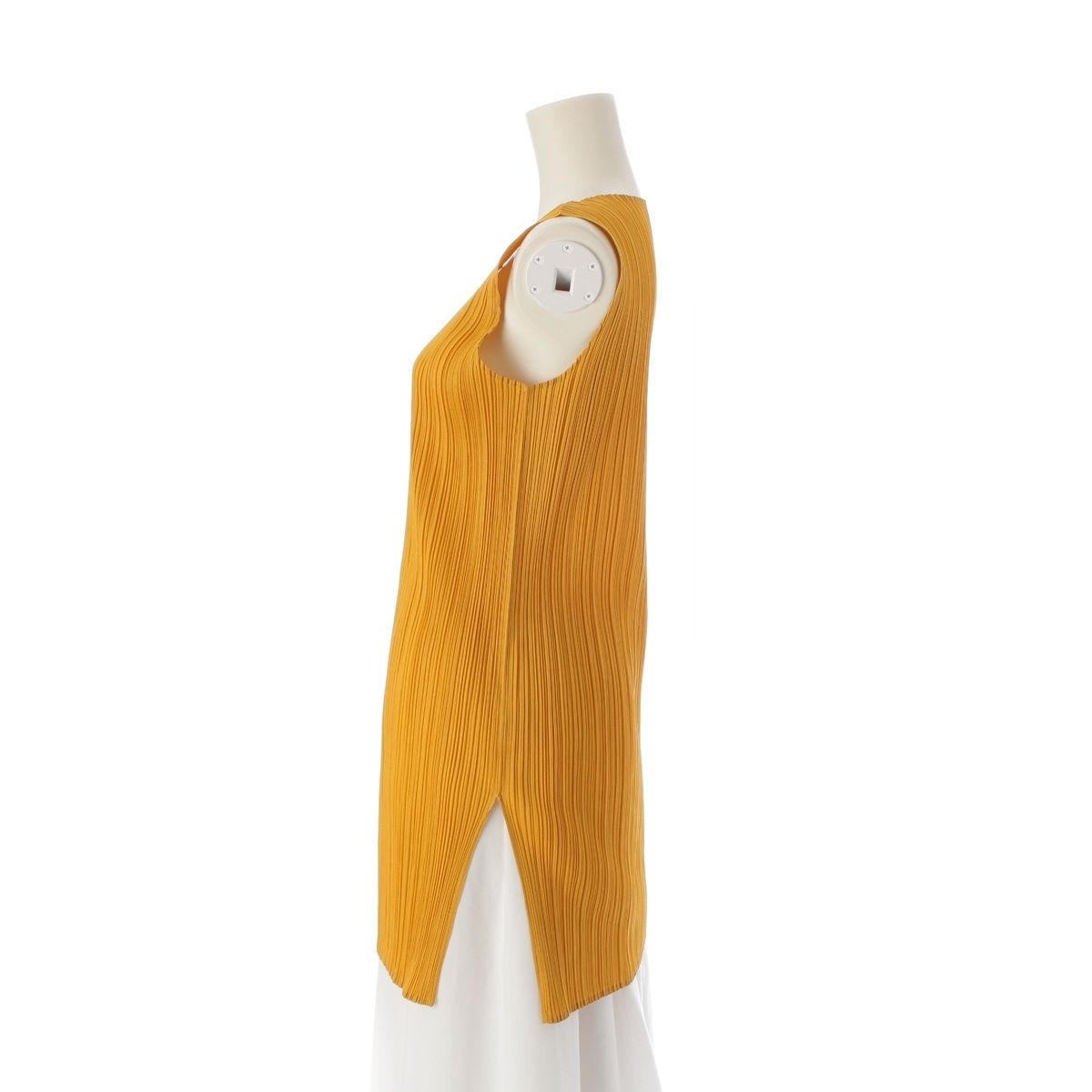 プリーツプリーズ ノースリーブミニ ワンピース チュニック PP43-JK615