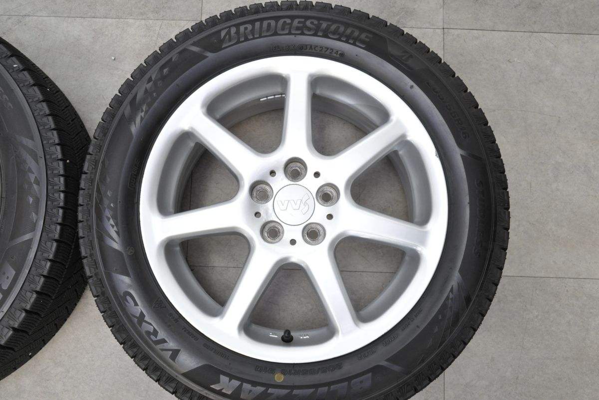 2022年製】【バリ溝】205/55R16 トヨタ 純正 アルミ 16×6.5J 5穴