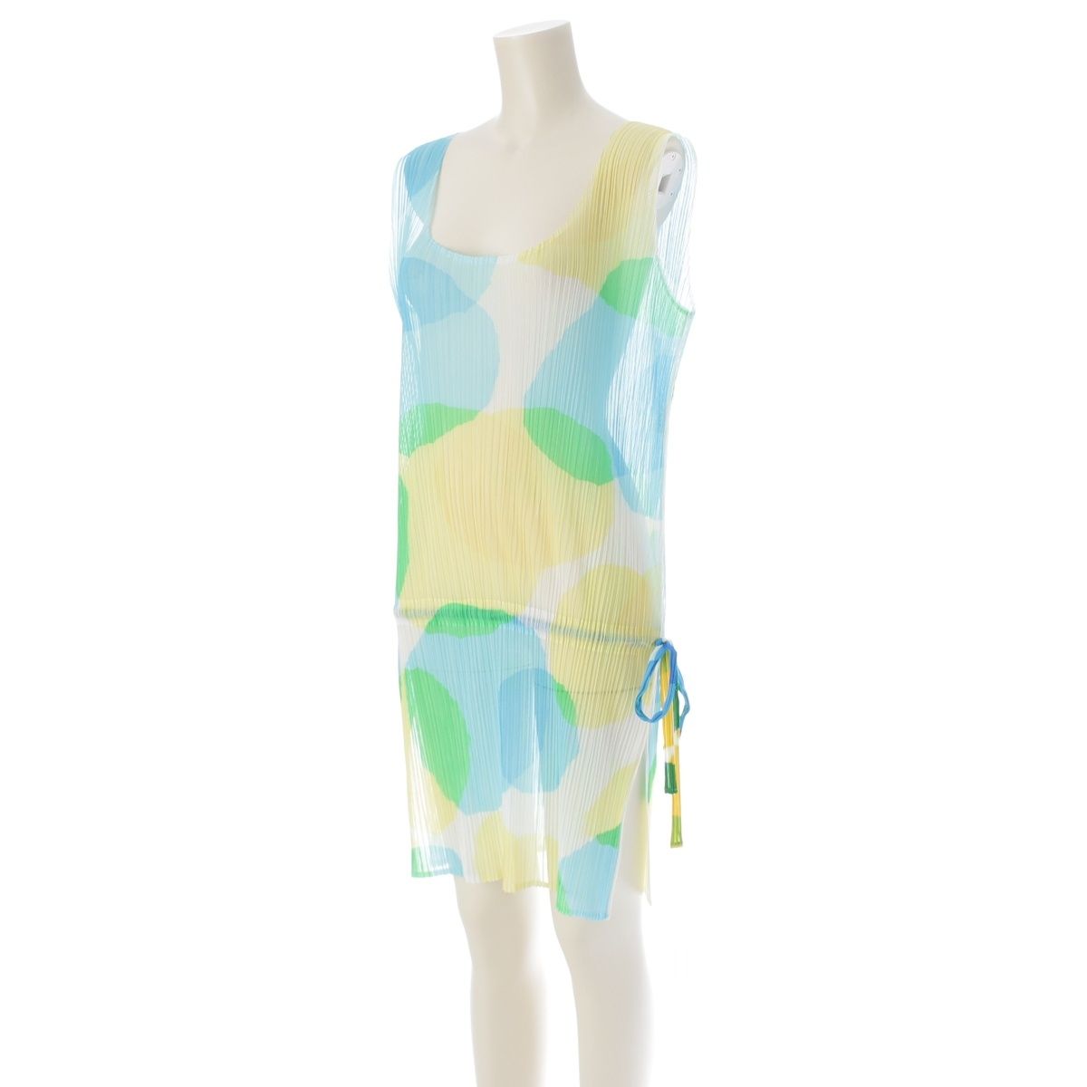 プリーツプリーズ イッセイミヤケ レイヤード ドット 総柄