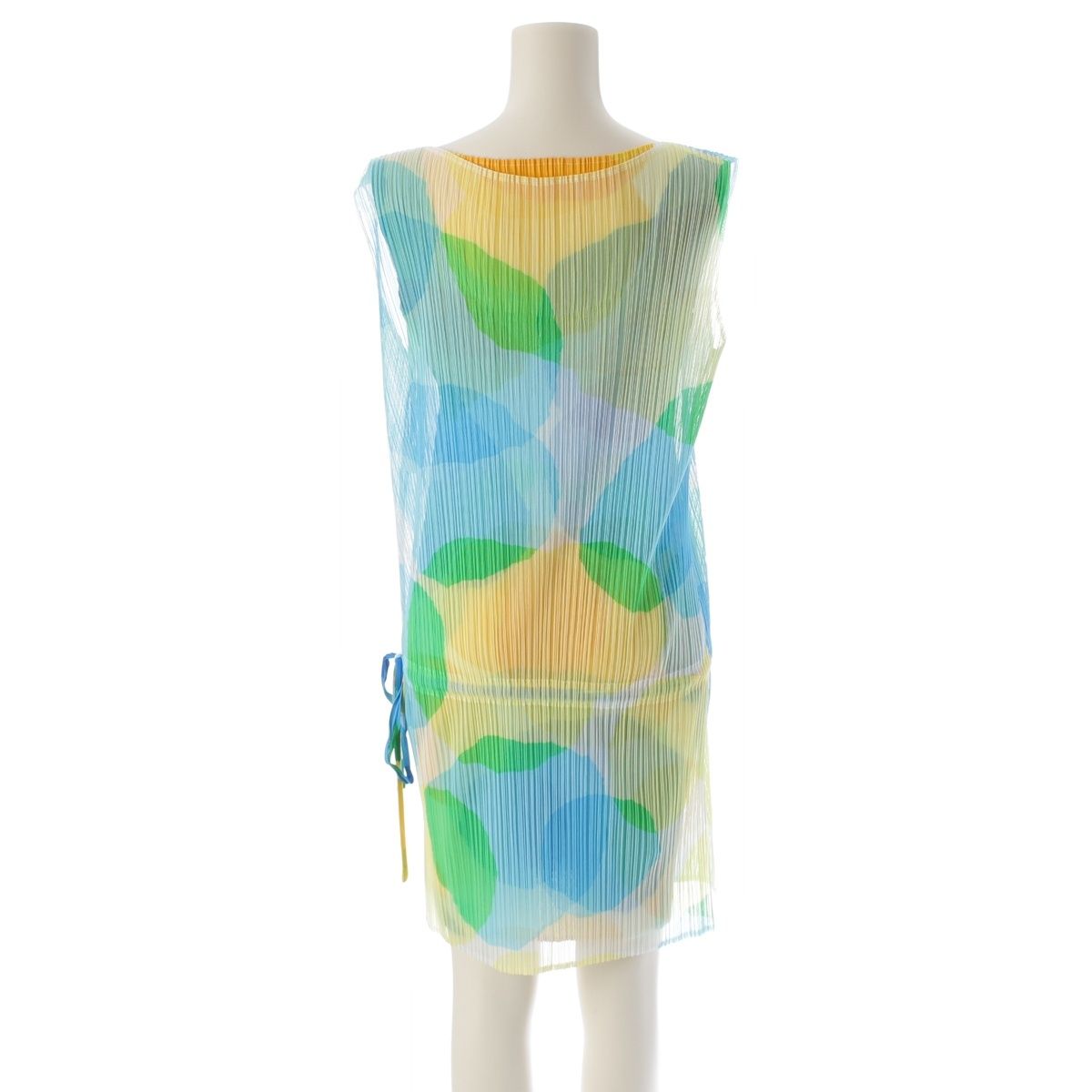 プリーツプリーズ イッセイミヤケ レイヤード ドット 総柄