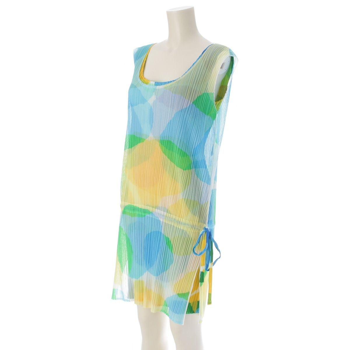 プリーツプリーズ イッセイミヤケ レイヤード ドット 総柄