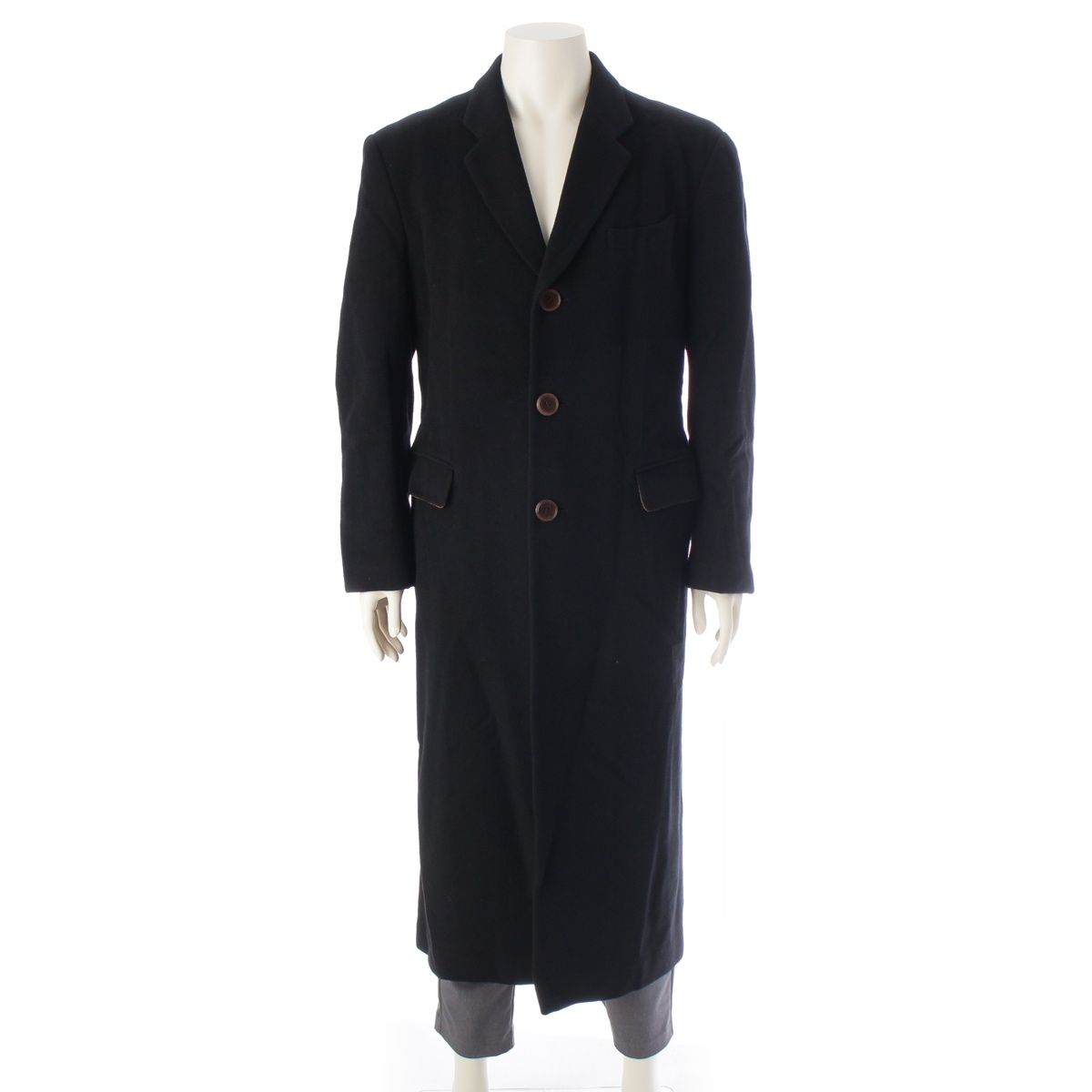 ジャンポールゴルチエ ウール クラシック シングル ロング チェスター