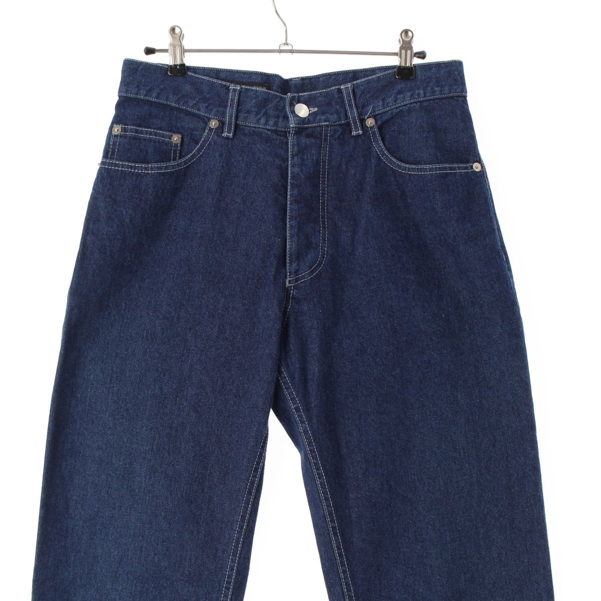 アレキサンダーマックイーン 90S 本人期 デニム ロゴ刺繡 パンツ