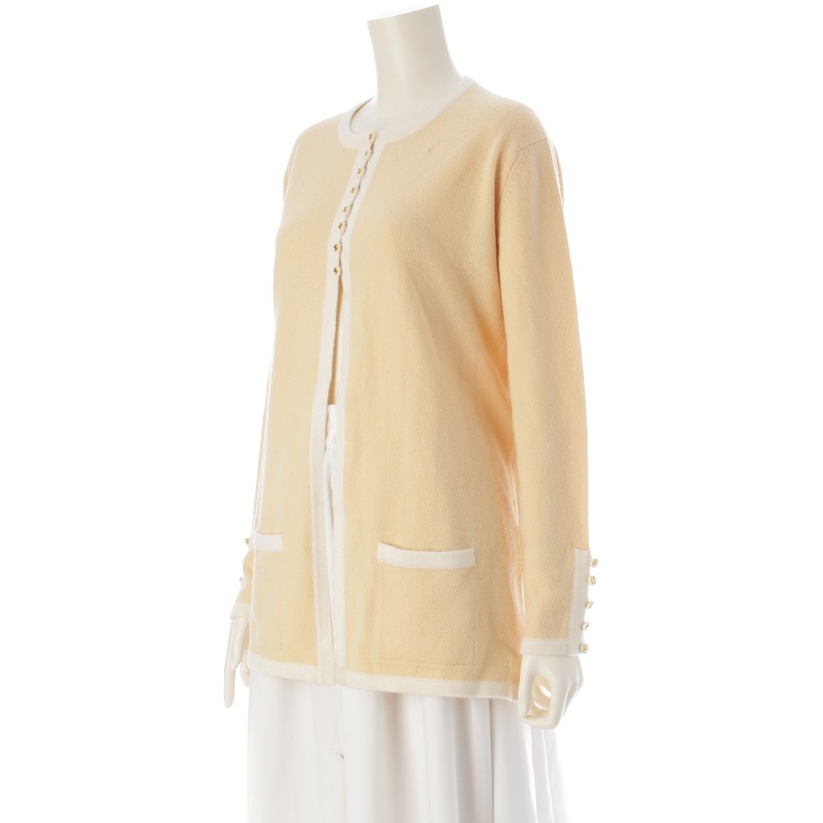 シャネル 96C カシミヤ ココボタン ニット カーディガン トップス
