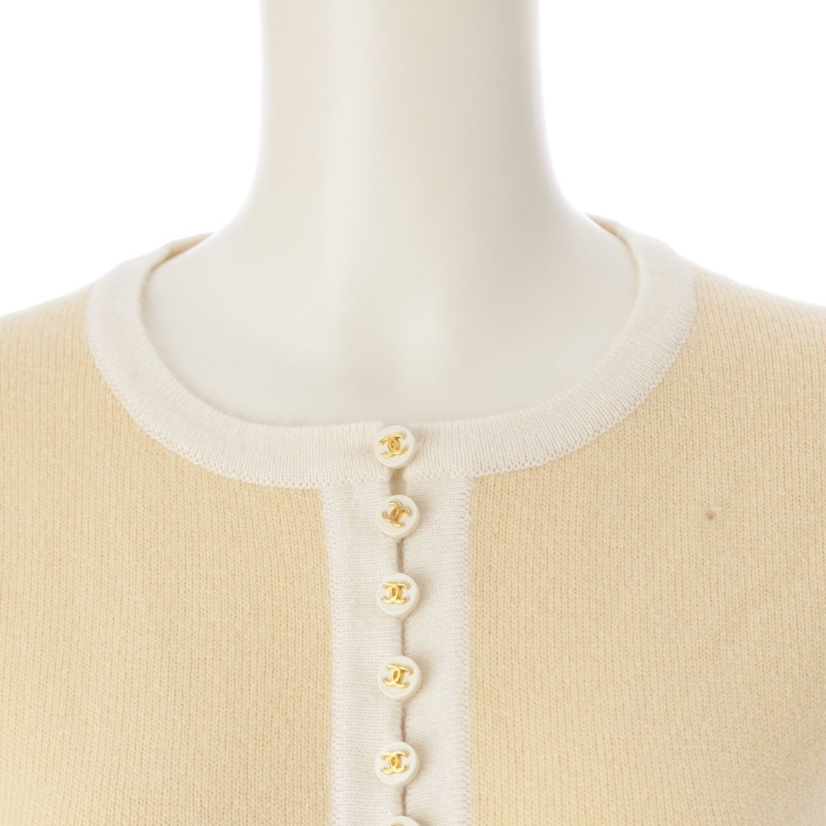 シャネル 96C カシミヤ ココボタン ニット カーディガン トップス