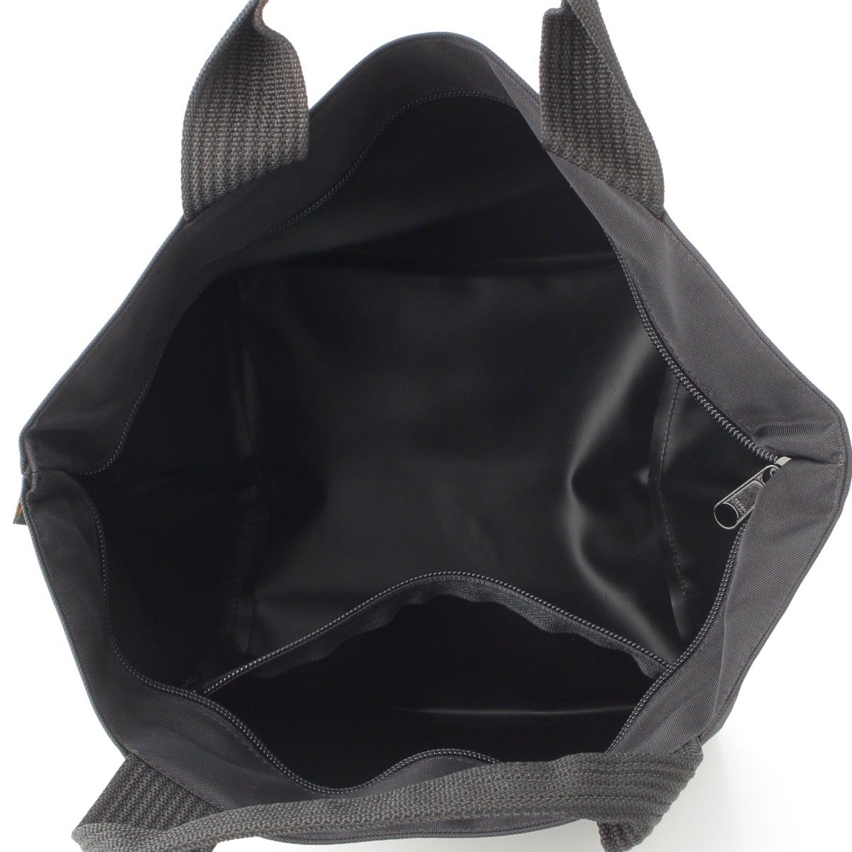 エルベ・シャプリエ ナイロン 舟形 トートバッグ 1027N ノワール