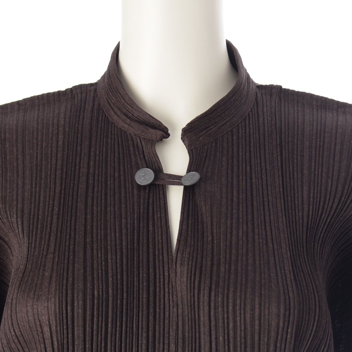 プリーツプリーズ イッセイミヤケ チャイナドラゴンボタン 龍 ロング  