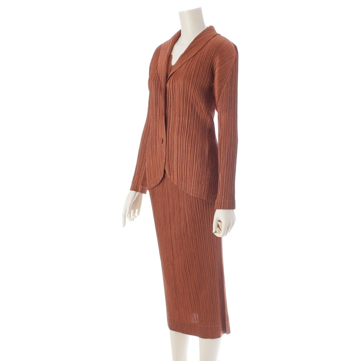 プリーツプリーズ イッセイミヤケ 変形 トップス ジャケット スカート