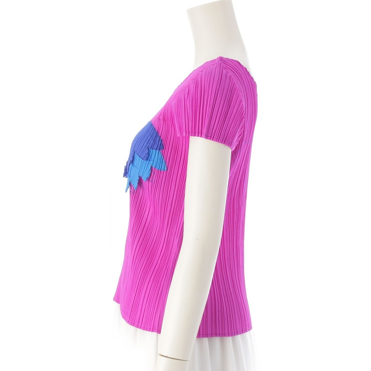 プリーツプリーズ イッセイミヤケ 青い鳥 ブルーバード カットソー